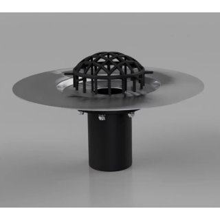 Wpust dachowy INOX BIT DN 110