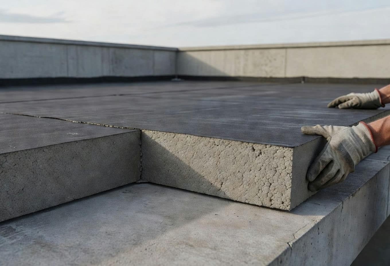 Dlaczego 20 cm styropapy zmienia bilans ciepła i sposób układania dachu płaskiego